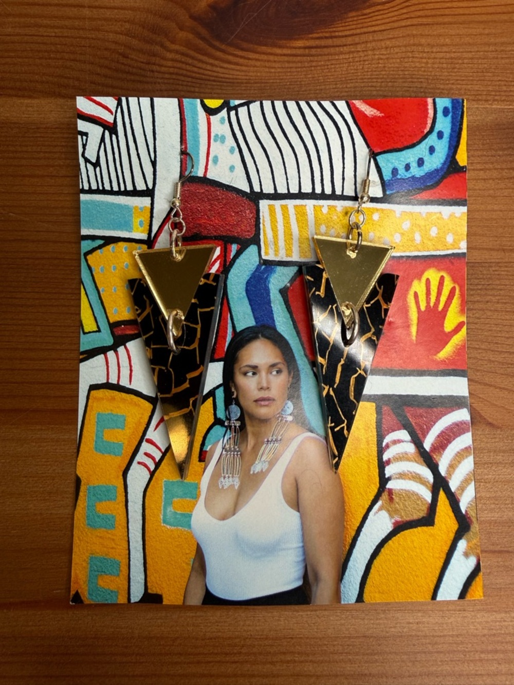 🇨🇦 IndiCity geometric drop earrings